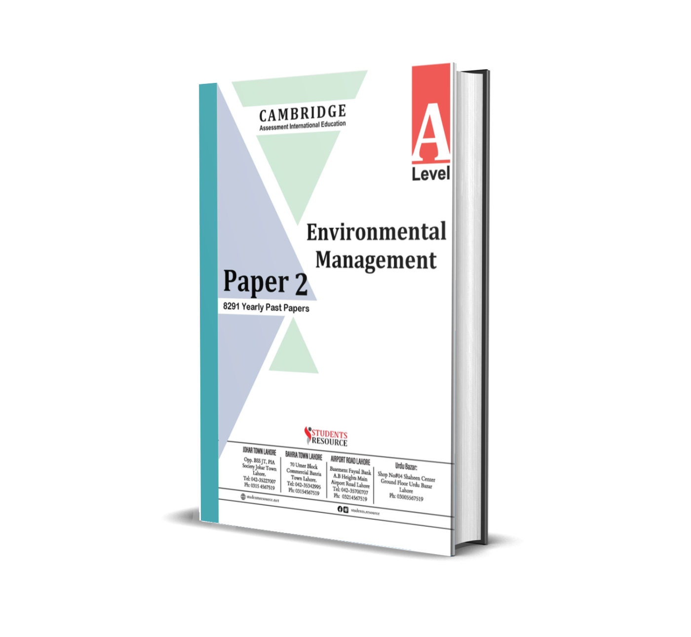 A Level Environmental Management 8291 Paper 2 Yearly | 2021-2025 | Ring Bind | Mark Scheme