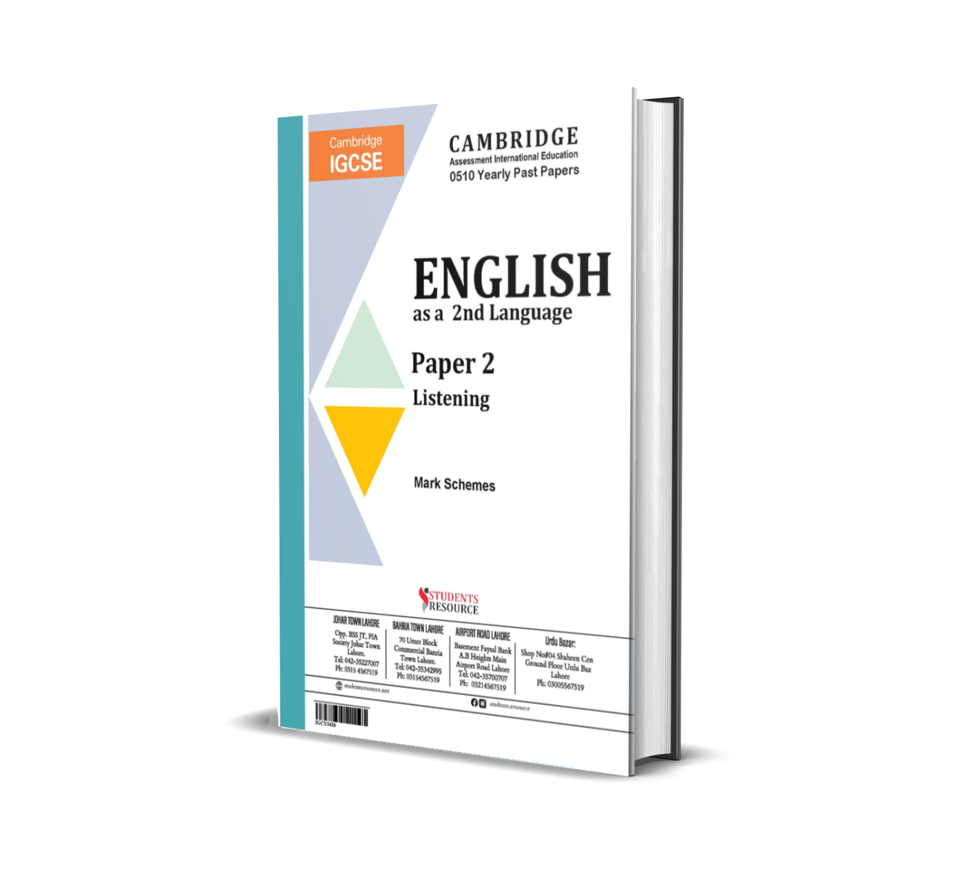 IGCSE English 2nd Language 0510 Paper 2 Listening  | 2024-2025 | All Variants | Ring Bind