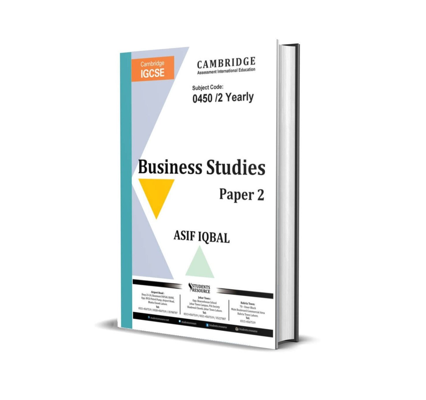 IGCSE Business Studies 0450 Paper 2 Yearly | 2021-2025 | Ring Bind | All Variants