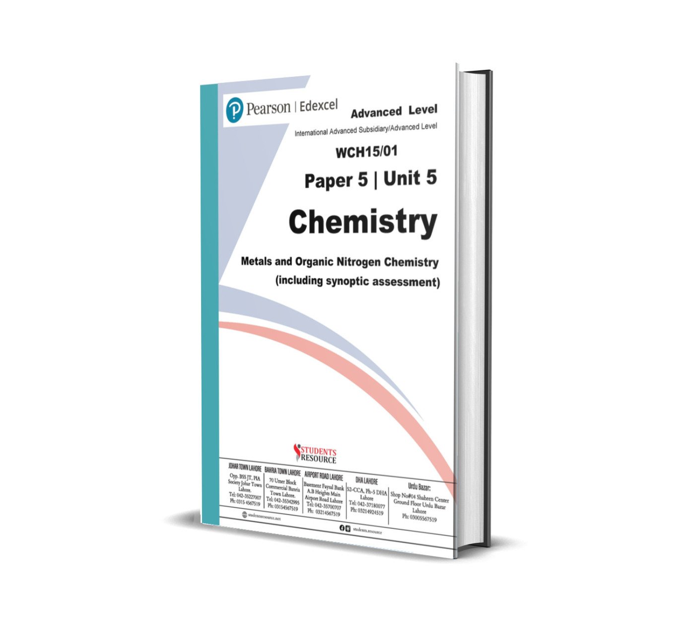 IAL Chemistry Paper 5 | WCH15/01 | 2020-2025 | Mark Scheme | Ring Bind