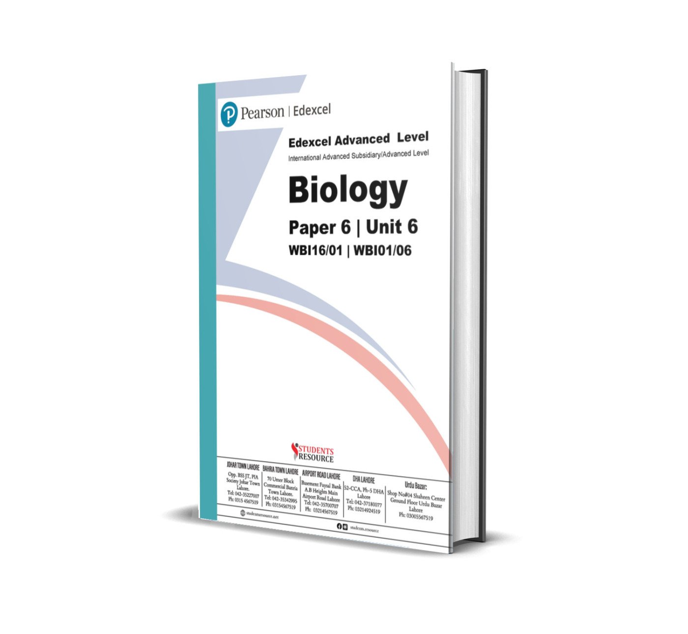 IAL Biology Paper 6 | WBI16/01 | 2020-2025 | Mark Scheme | Ring Bind