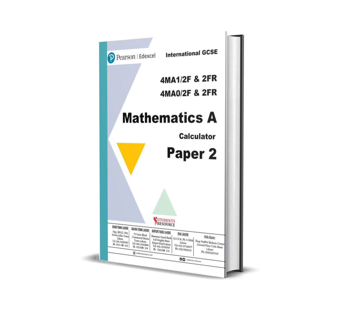 IGCSE Mathematics A Paper 2 | 4MA1/2F & 2FR | 2020-2024 | Mark Scheme | Ring Bind