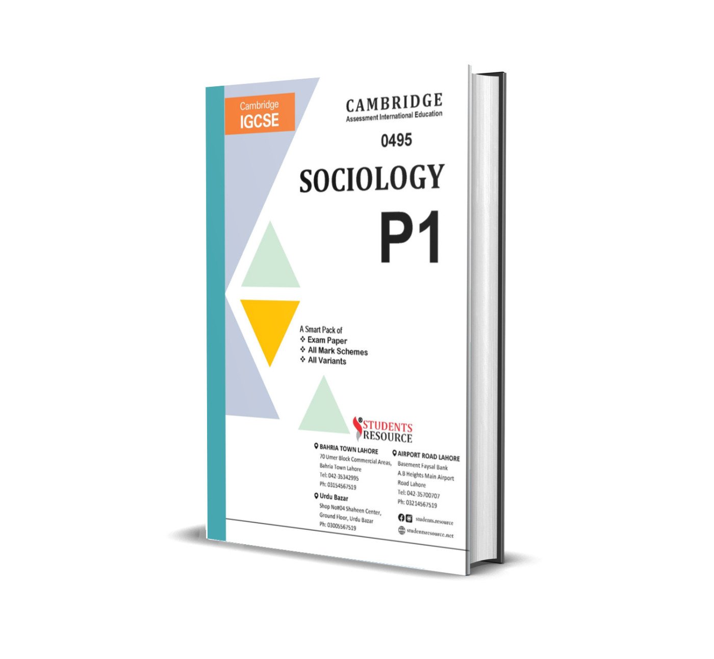 IGCSE Sociology 0495 Paper 1 Yearly | 2021-2025 | Ring Bind |