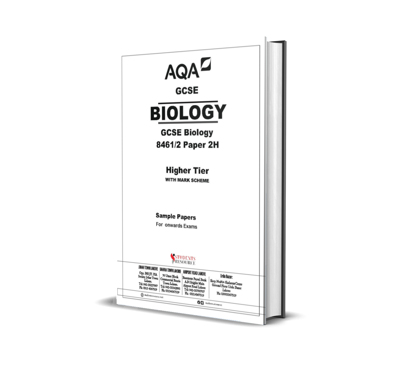AQA GCSE Biology 8461/2 Paper 2 | Higher Tier | with Mark Scheme