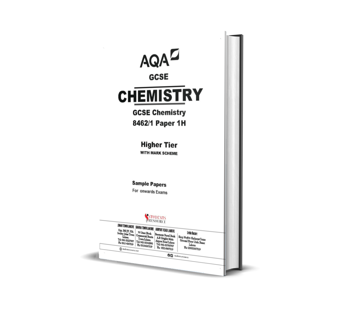 AQA GCSE Chemistry 8462/1 Paper 1 | Higher Tier | with Mark Scheme