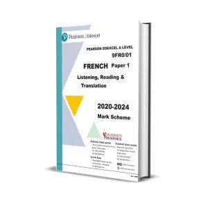 A Level French Paper 1 | 9FR0/01 | 2020-2024 | Mark Scheme | Ring Bind